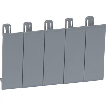 Набор LEGRAND из 5 заглушек для Plexo³ разделяемая R746A серый