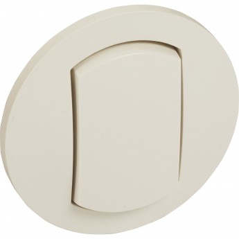 Лицевая панель LEGRAND Celiane для одноклавишного переключателя на 2 направления Кат. № 0 670 01 IP 44 слоновая кость Лицевая панель LEGRAND Celiane для одноклавишного переключателя на 2 направления Кат. № 0 670 01 IP 44 слоновая кость