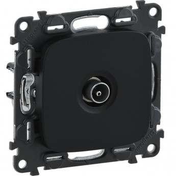 Розетка LEGRAND Valena ALLURE ТВ c топологией "звезда" 0-2400 МГц с лицевой панелью антрацит Розетка LEGRAND Valena ALLURE ТВ c топологией "звезда" 0-2400 МГц с лицевой панелью антрацит