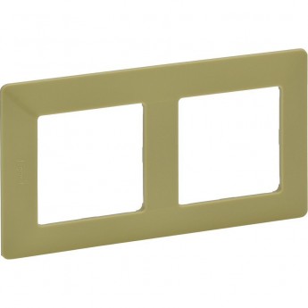 Рамка LEGRAND Valena LIFE "Лайм", 2-постовая универсальная, зеленая Рамка LEGRAND Valena LIFE "Лайм", 2-постовая универсальная, зеленая