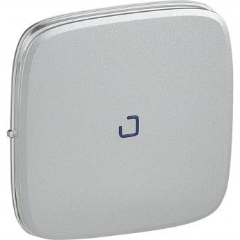 Лицевая панель LEGRAND Valena ALLURE для переключателя промежуточного с подсветкой/индикацией алюминий Лицевая панель LEGRAND Valena ALLURE для переключателя промежуточного с подсветкой/индикацией алюминий