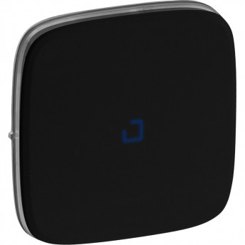 Лицевая панель LEGRAND Valena ALLURE для выключателя одноклавишного с подсветкой/индикацией антрацит Лицевая панель LEGRAND Valena ALLURE для выключателя одноклавишного с подсветкой/индикацией антрацит