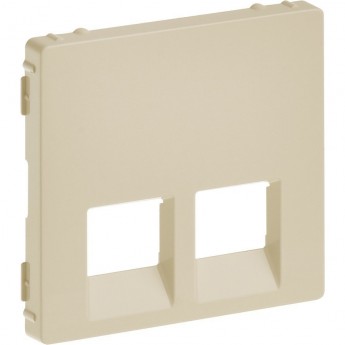 Лицевая панель LEGRAND Valena LIFE для двойных телефонных/информационных розеток слоновая кость Лицевая панель LEGRAND Valena LIFE для двойных телефонных/информационных розеток слоновая кость