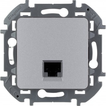 Розетка информационная LEGRAND INSPIRIA RJ 45 категория 5e UTP алюминий Розетка информационная LEGRAND INSPIRIA RJ 45 категория 5e UTP алюминий
