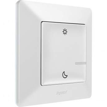 Умный беспроводной сценарный выключатель LEGRAND Valena Life with NETATMO "День/Ночь", белый Умный беспроводной сценарный выключатель LEGRAND Valena Life with NETATMO "День/Ночь", белый